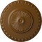 Ekena Millwork Lyon Ceiling Medallion (Fits Canopies up to 3 5/8"), Hand-Painted Smokey Topaz, 23 1/2"OD x 3 1/4"P CM23LYSTF - alternate 1